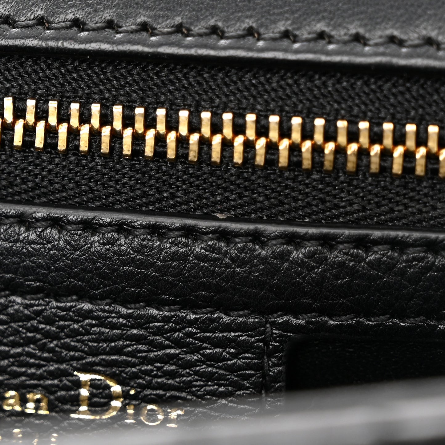 Calfskin Cannage Medium Caro Bag Black