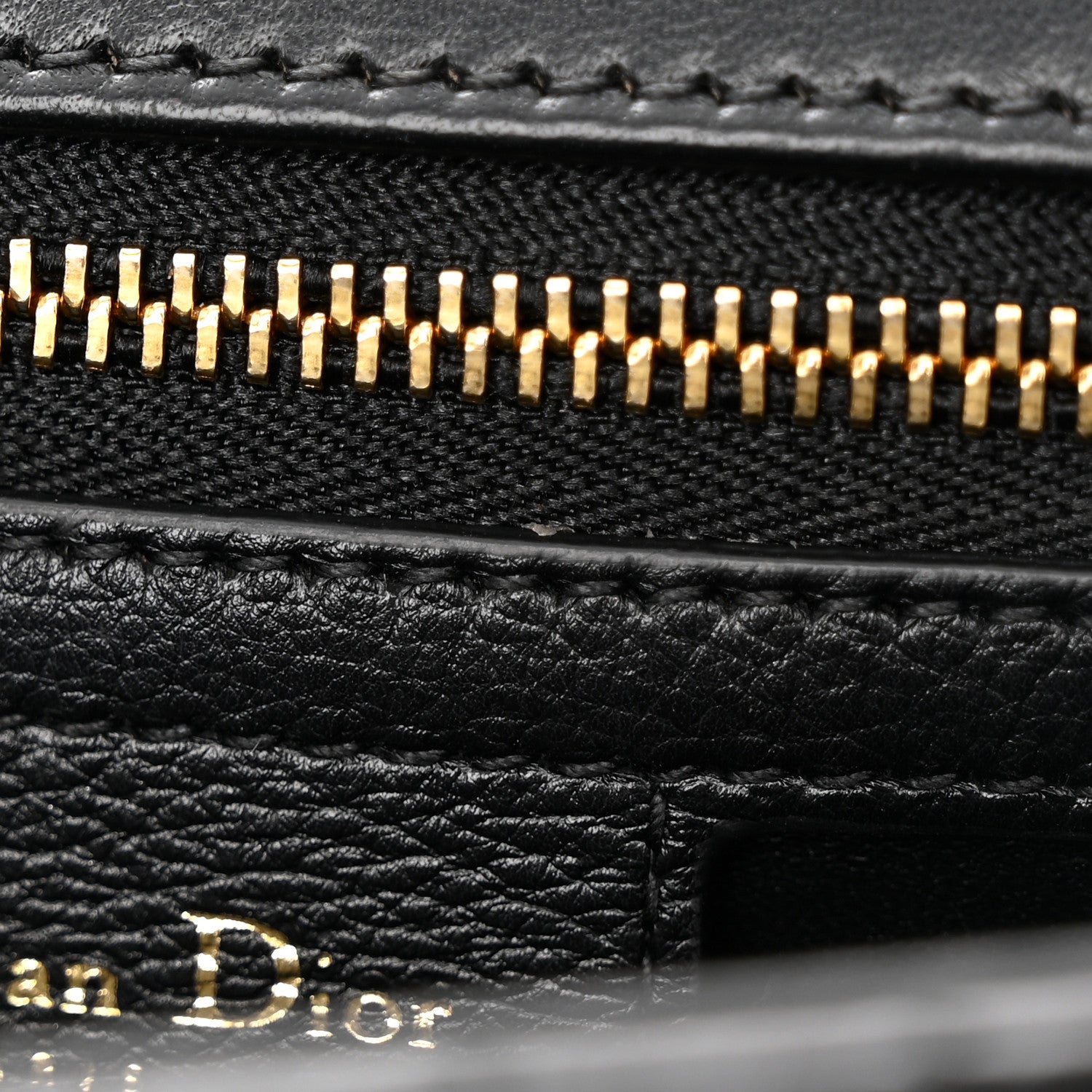 Christian Dior Calfskin Cannage Medium Caro Bag Black 11 of 21