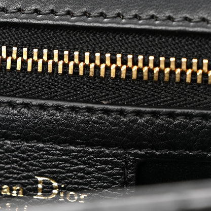 Christian Dior Calfskin Cannage Medium Caro Bag Black 11 of 21