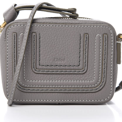 Chloe Calfskin Mini Marcie Crossbody Bag Cashmere Grey 9 of 12