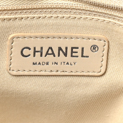 Chanel Calfskin Diamond Stitch Accordion Flap White 6 of 11