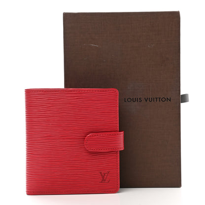 Louis Vuitton Epi Porte-Billets Compact Wallet Red 7 of 7