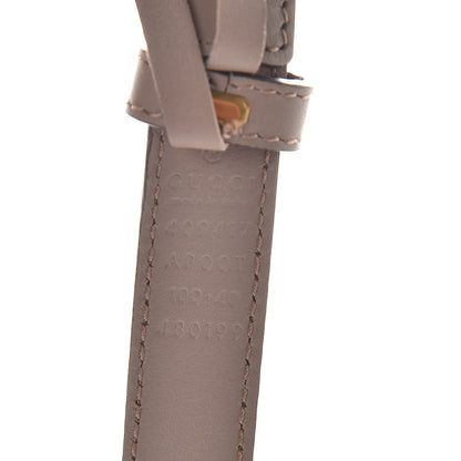 Gucci Calfskin Double G 20mm Belt 100 40 Porcelain Rose 4 of 7