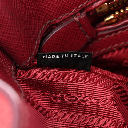 Prada Saffiano Lux Medium Tote Cerise 7 of 16