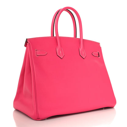 Hermes Epsom Birkin 35 Rose Tyrien 3 of 13