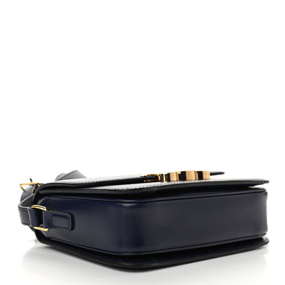 Celine Shiny Calfskin Small Triomphe Dark Blue 4 of 9