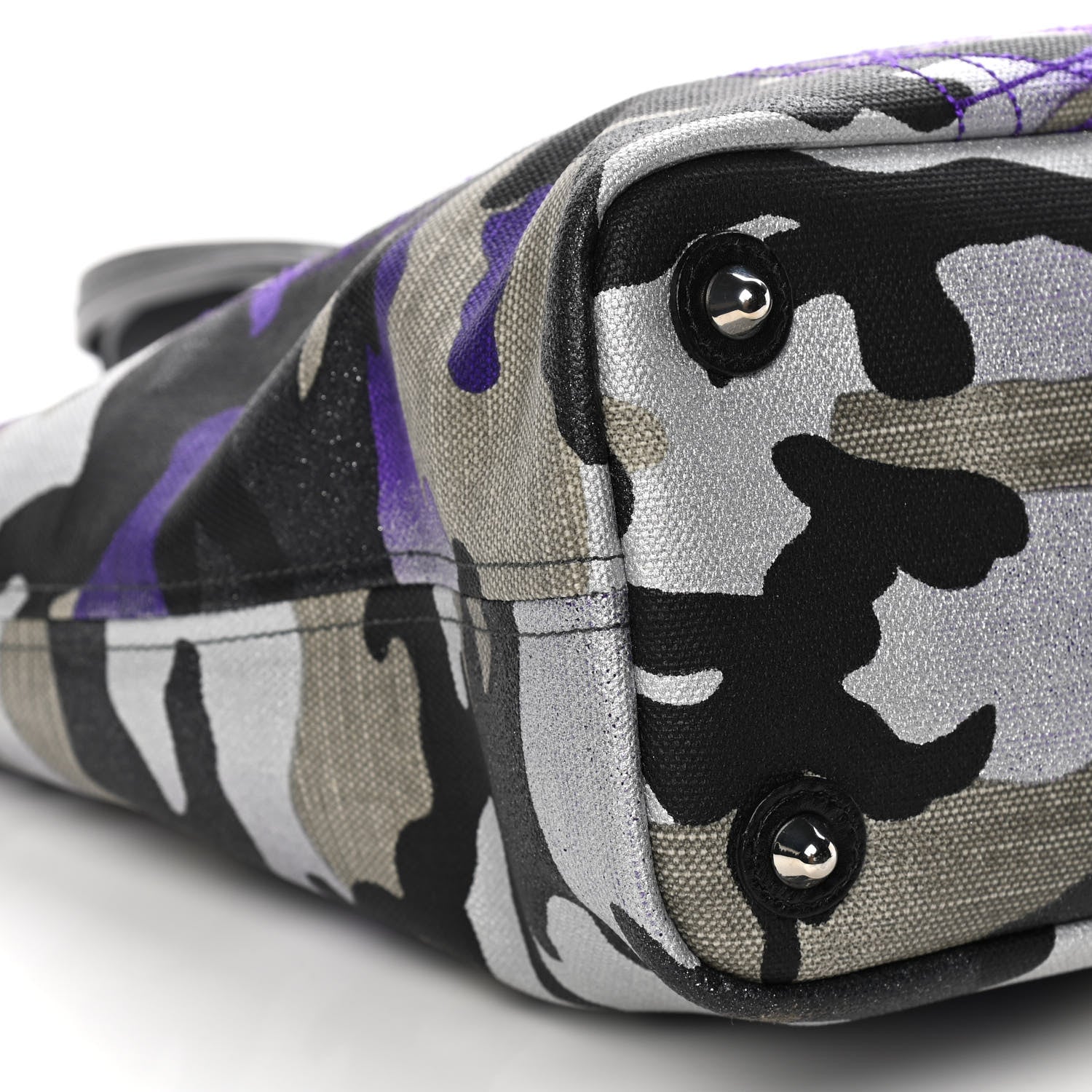 Christian Dior Canvas Camouflage Anselm Reyle Tote 9 of 11