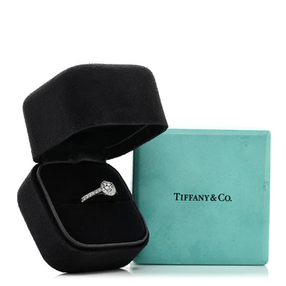 Tiffany Platinum Diamond .55ct Soleste Round Brilliant Engagement Ring 53 6.5 7 of 7