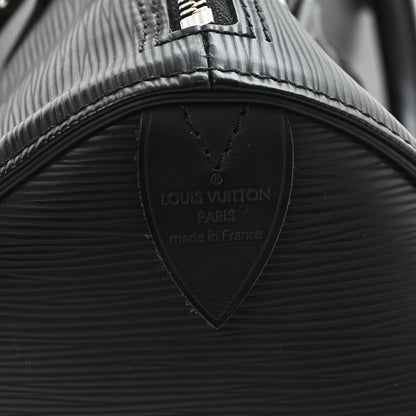 Louis Vuitton Epi Speedy 30 Black 6 of 9