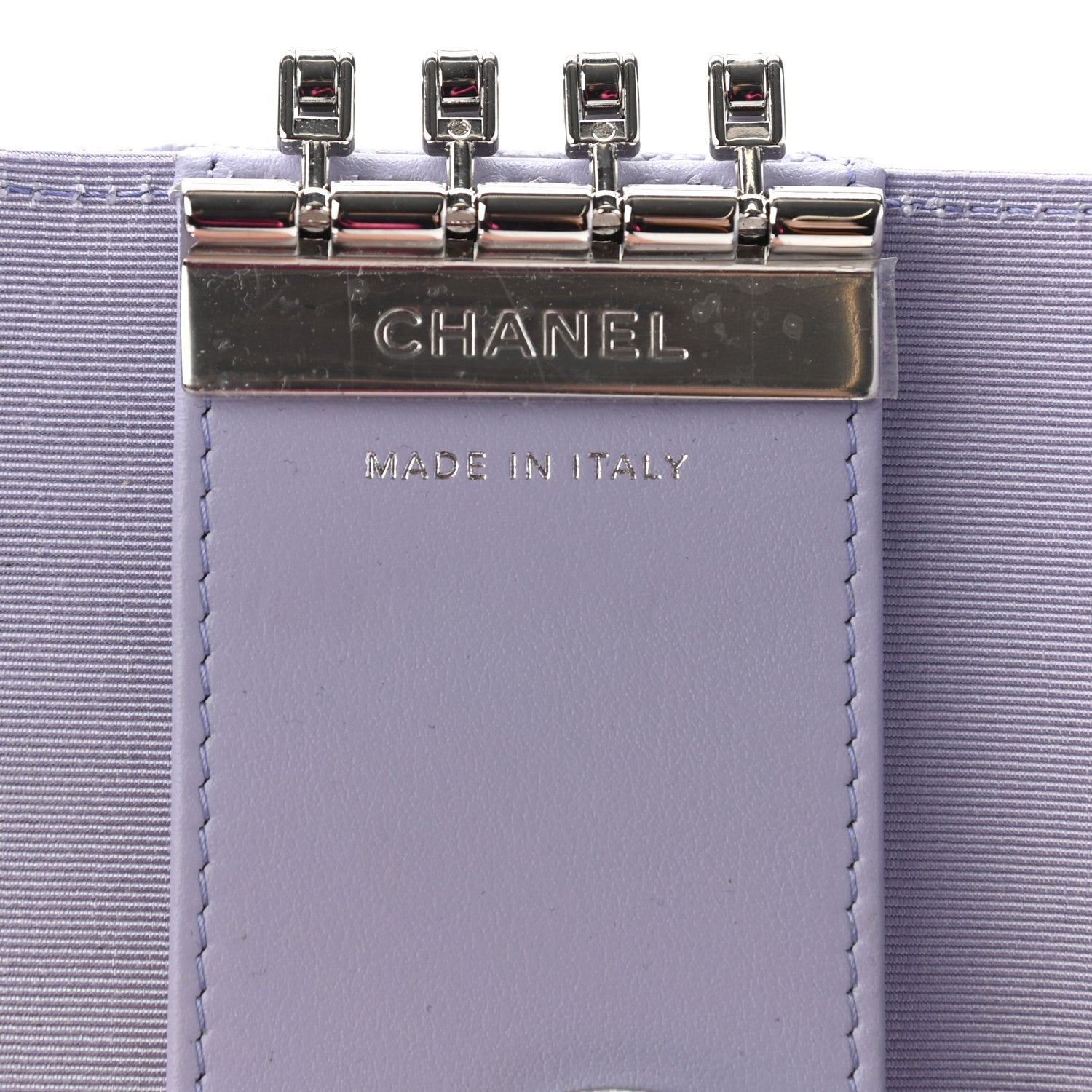 Chanel Caviar Quilted Classic 4 Key Holder Wallet Light Purple 6 of 10