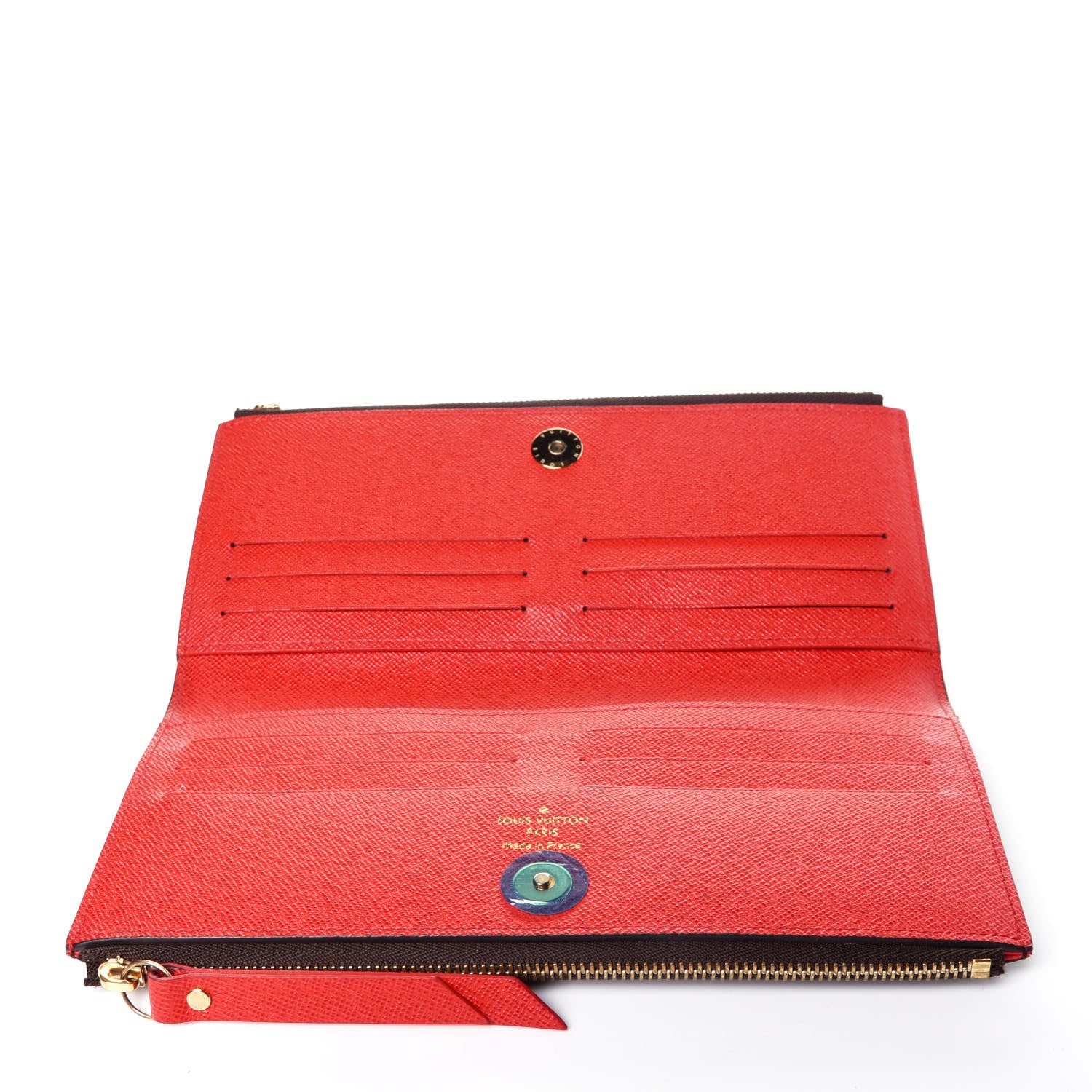 Louis Vuitton Monogram Adele Wallet Coquelicot 5 of 10