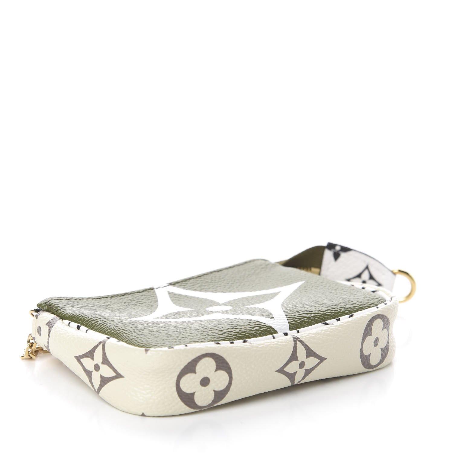 Louis Vuitton Monogram Giant Micro Pochette Accessories Kaki White 3 of 5