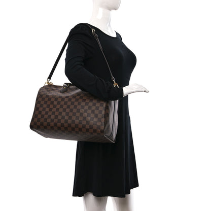 Louis Vuitton Damier Ebene Speedy Bandouliere 35 2 of 10