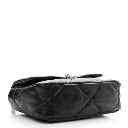 Chanel Lambskin Quilted Medium Chanel 19 Flap Black 4 of 10