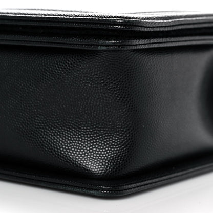 Chanel Caviar Quilted New Medium Boy Flap Black 9 of 10