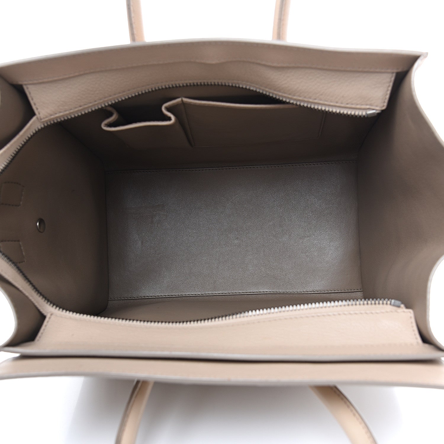 Celine Goatskin Mini Luggage Sand 4 of 19