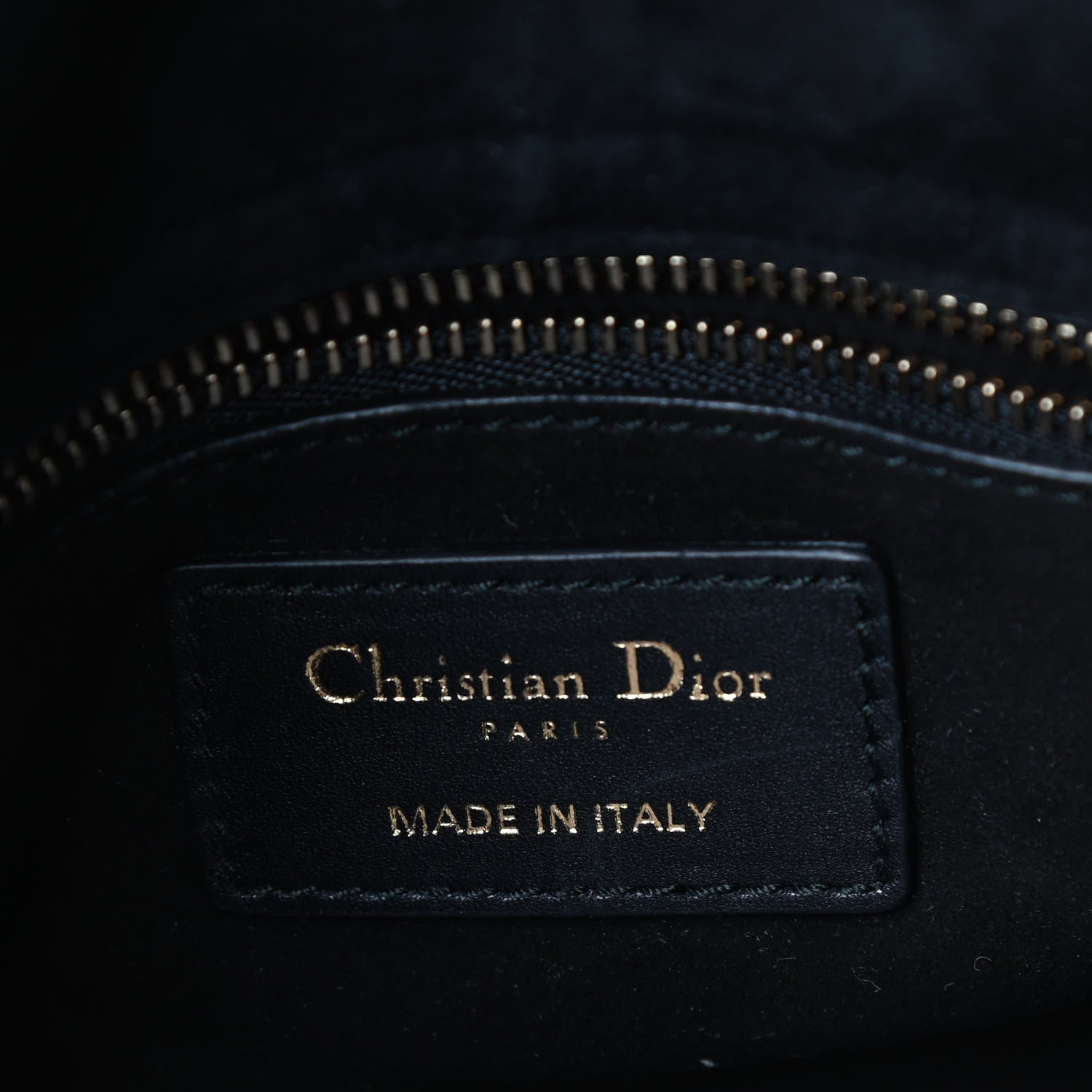 Christian Dior Lambskin Beaded Fringe Mini Lady Dior Black Multicolor 7 of 10