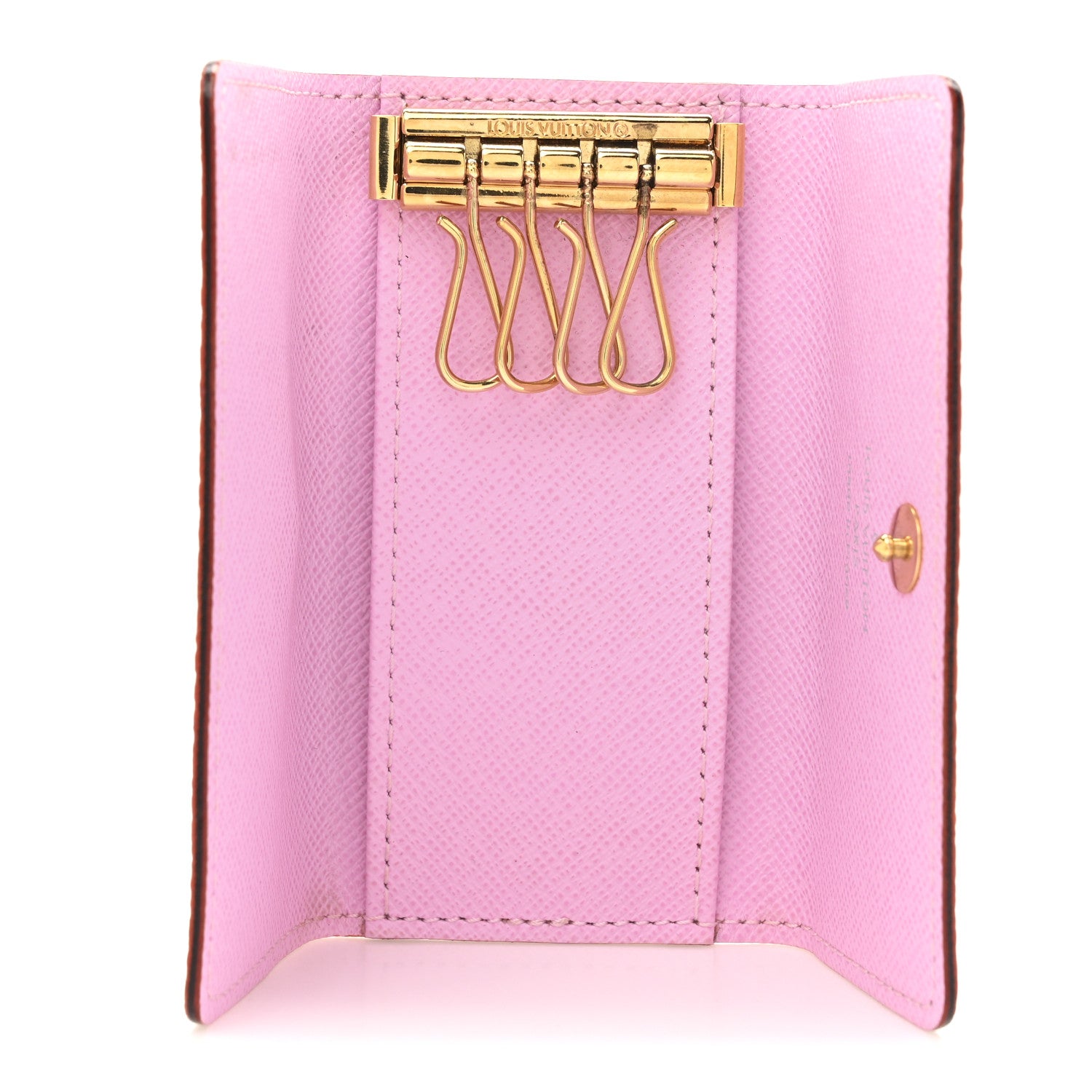 Louis Vuitton Monogram Multicolor Multicles 4 Key Holder White Litchi 5 of 8