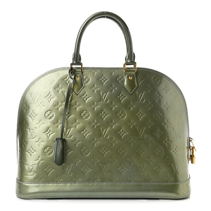 Louis Vuitton Vernis Alma MM Givre 1 of 9