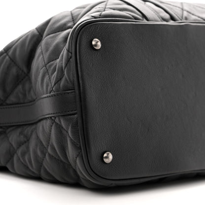 Chanel Calfskin Quilted Casual Riviera Tote Black 8 of 11