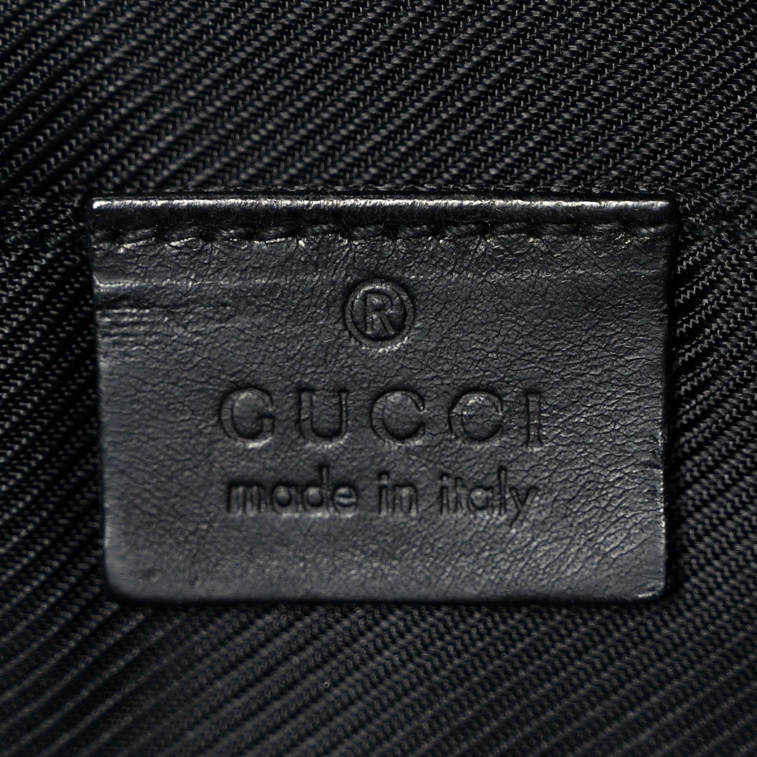 Gucci Monogram Flap Pocket Messenger Bag Black 6 of 9
