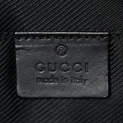 Gucci Monogram Flap Pocket Messenger Bag Black 6 of 9