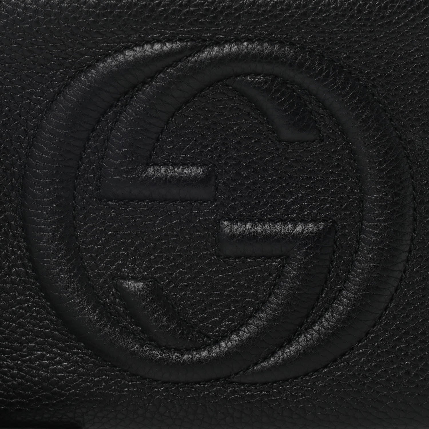 Gucci Pebbled Calfskin Small Soho Disco Bag Black 10 of 12