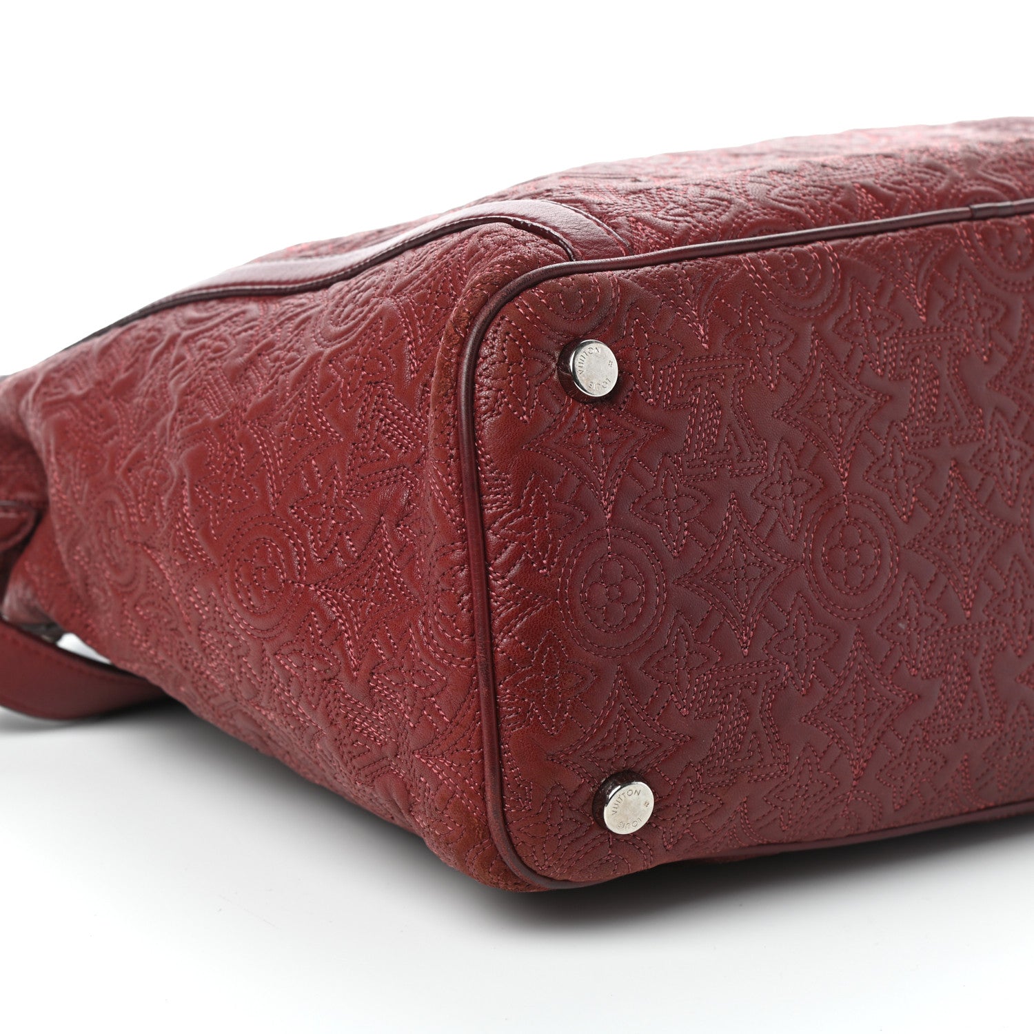 Louis Vuitton Monogram Lambskin Antheia Ixia MM Fuchsia 8 of 11