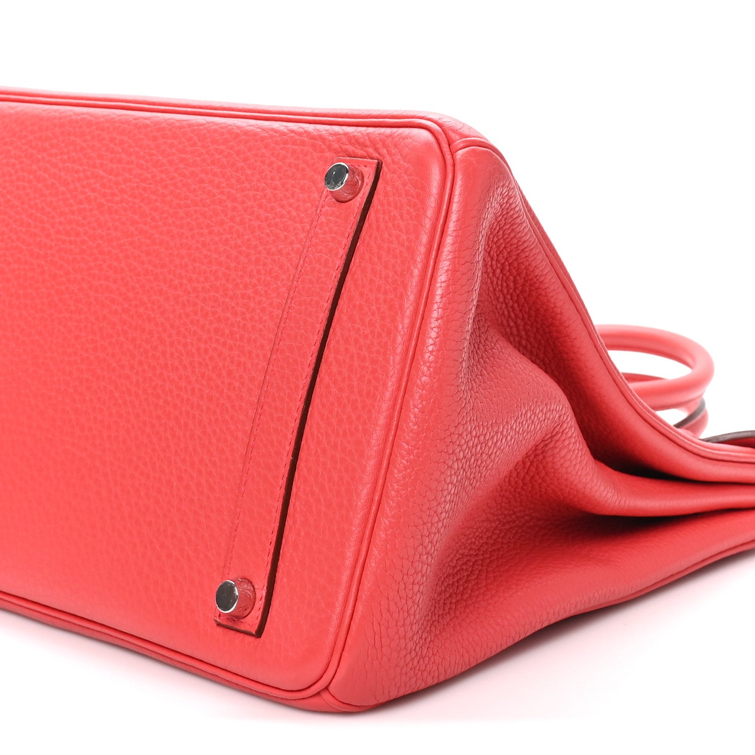 Hermes Taurillon Clemence Birkin 35 Bougainvillea 10 of 10