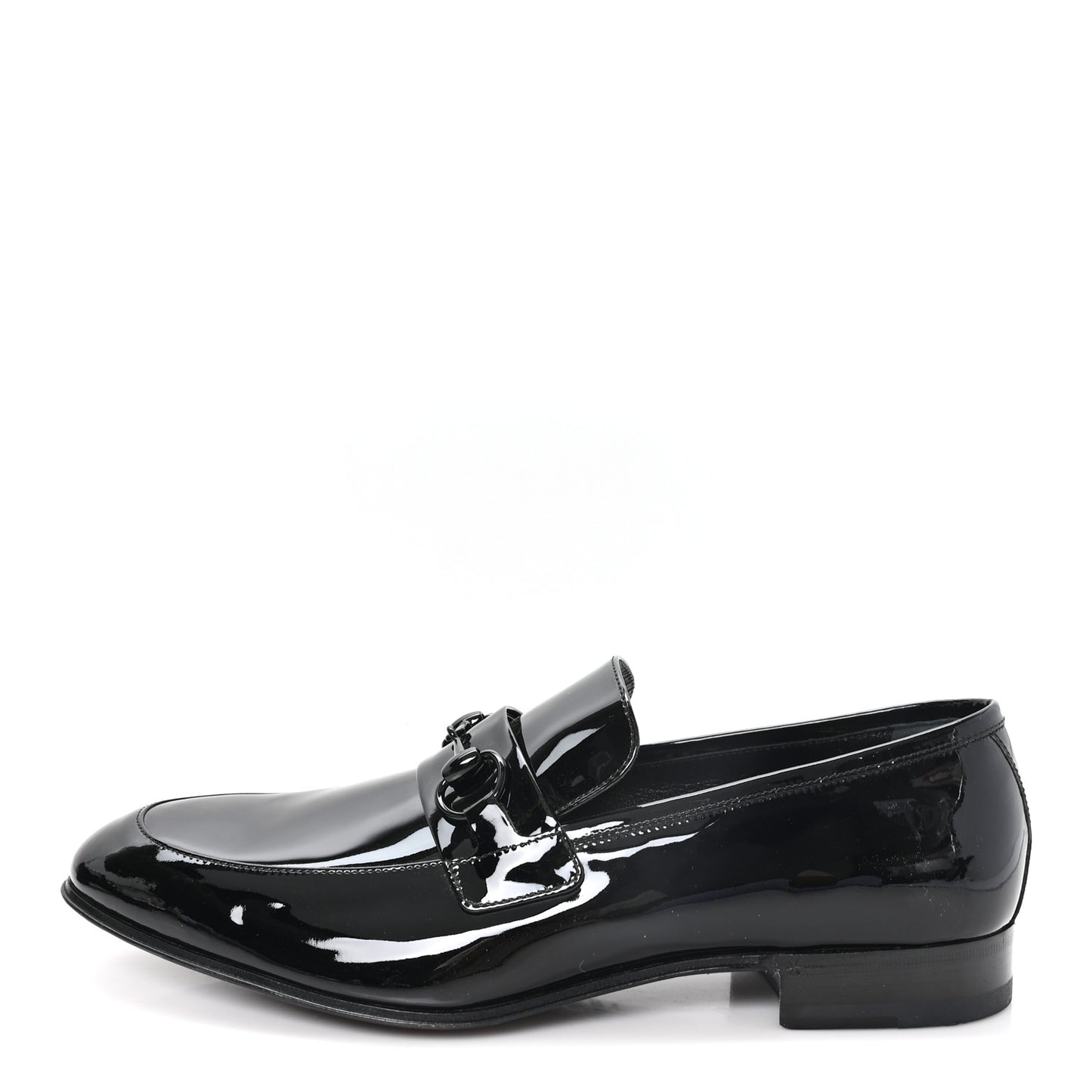 Patent Mens Jordaan Loafers 10 Black