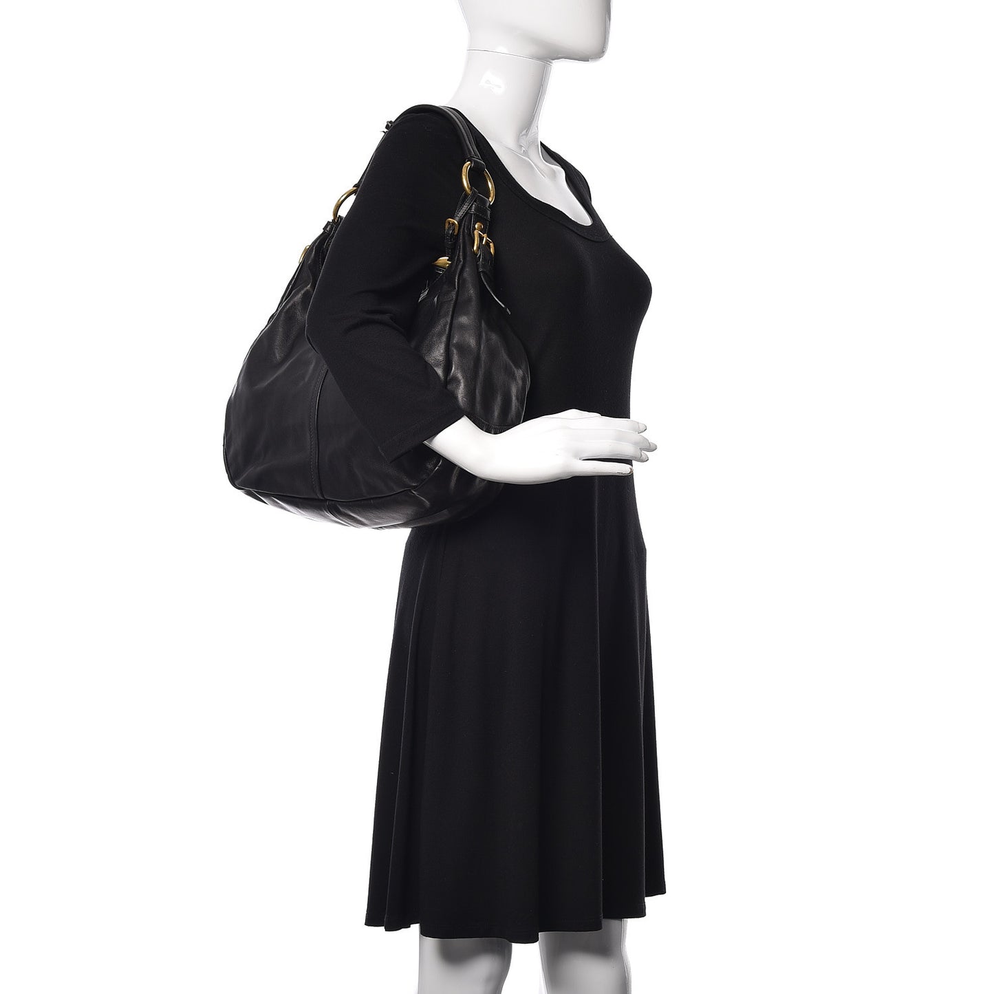 Soft Calf Hobo Black