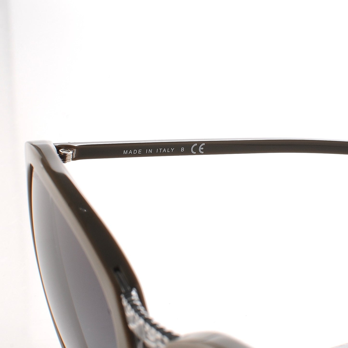 Acetate Butterfly Winter Sunglasses 5382 Khaki