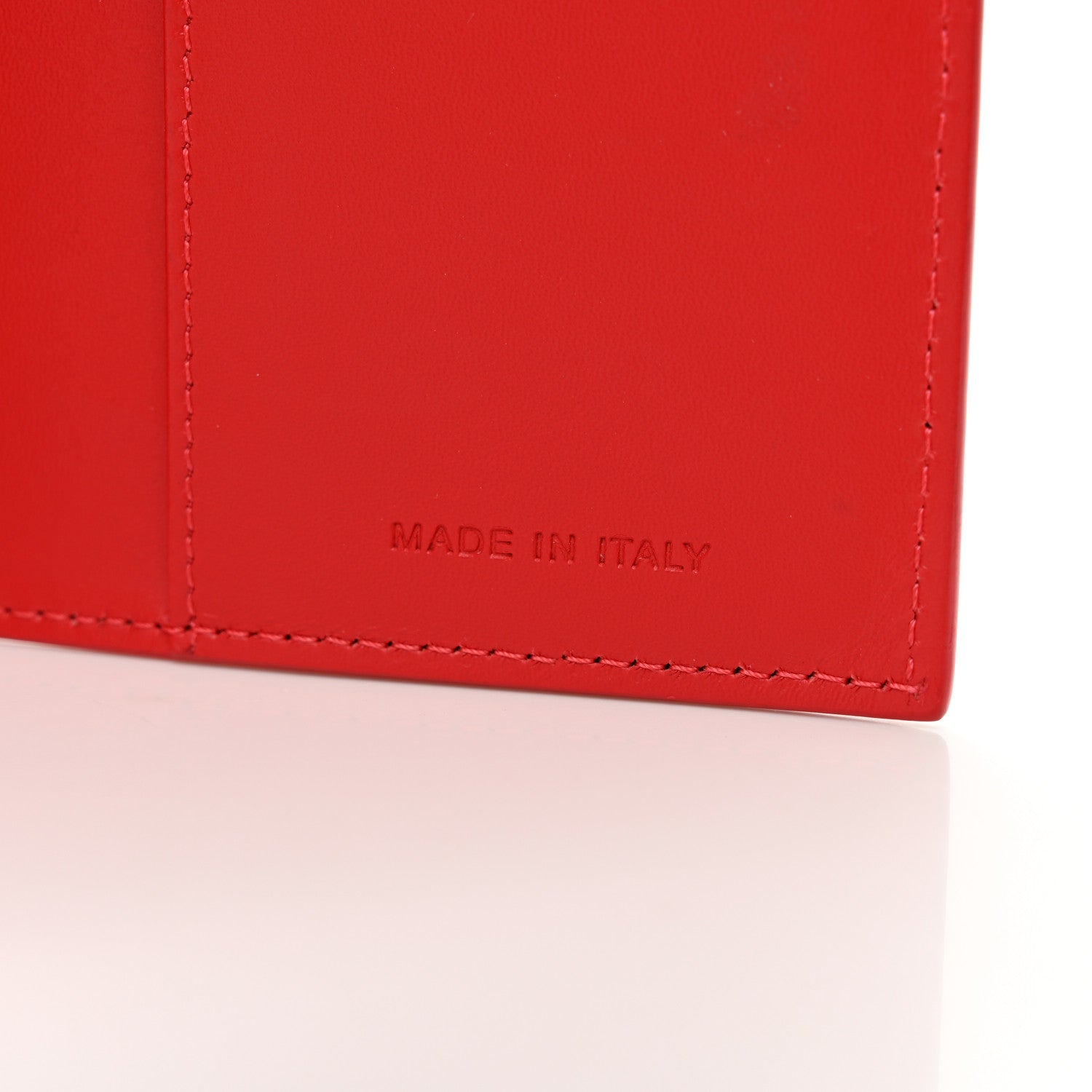 Christian Louboutin Calfskin Studded Loubipass Passport Holder