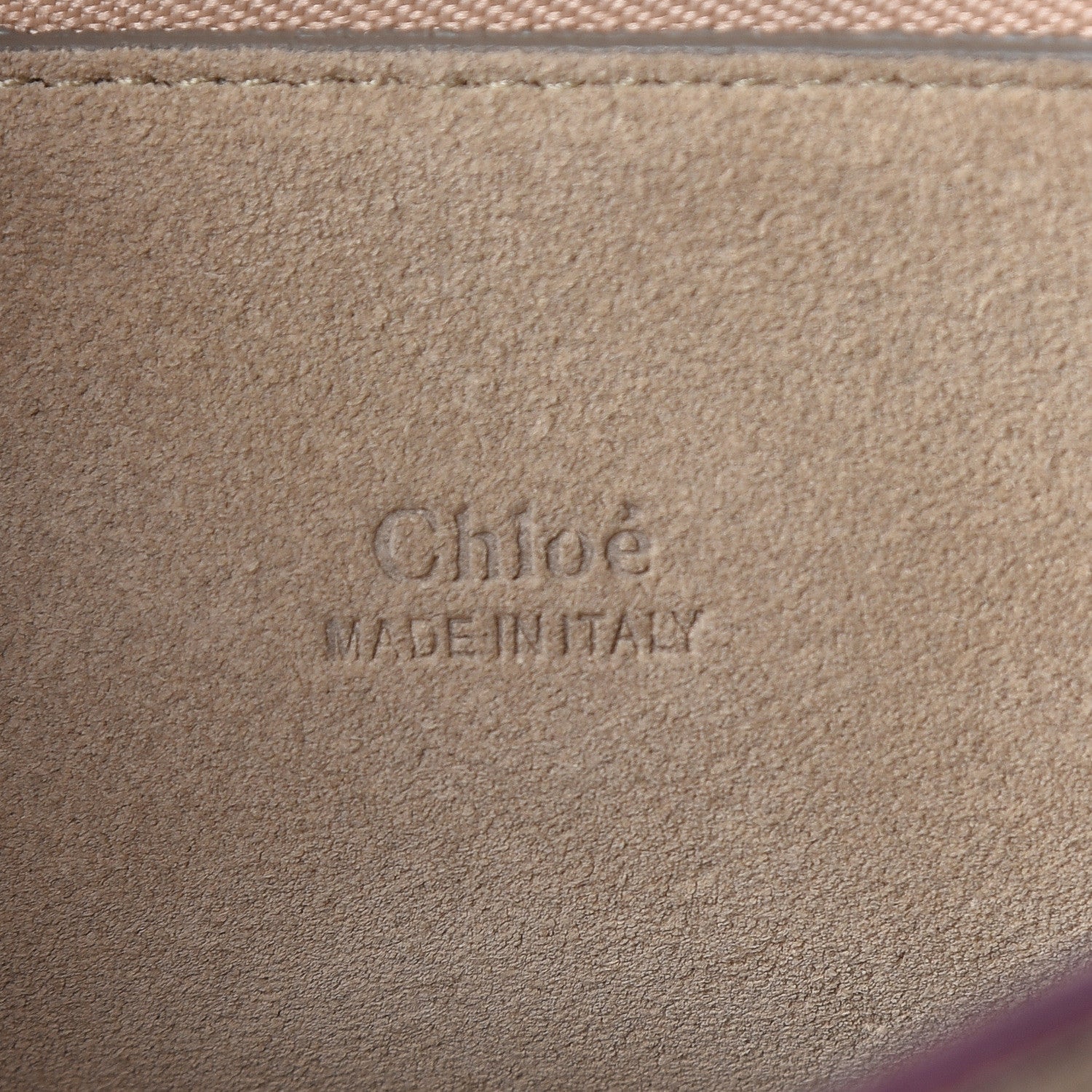 Chloe Calfskin Suede Medium Faye Shoulder Bag Misty Rose Dark Purple 6 of 9