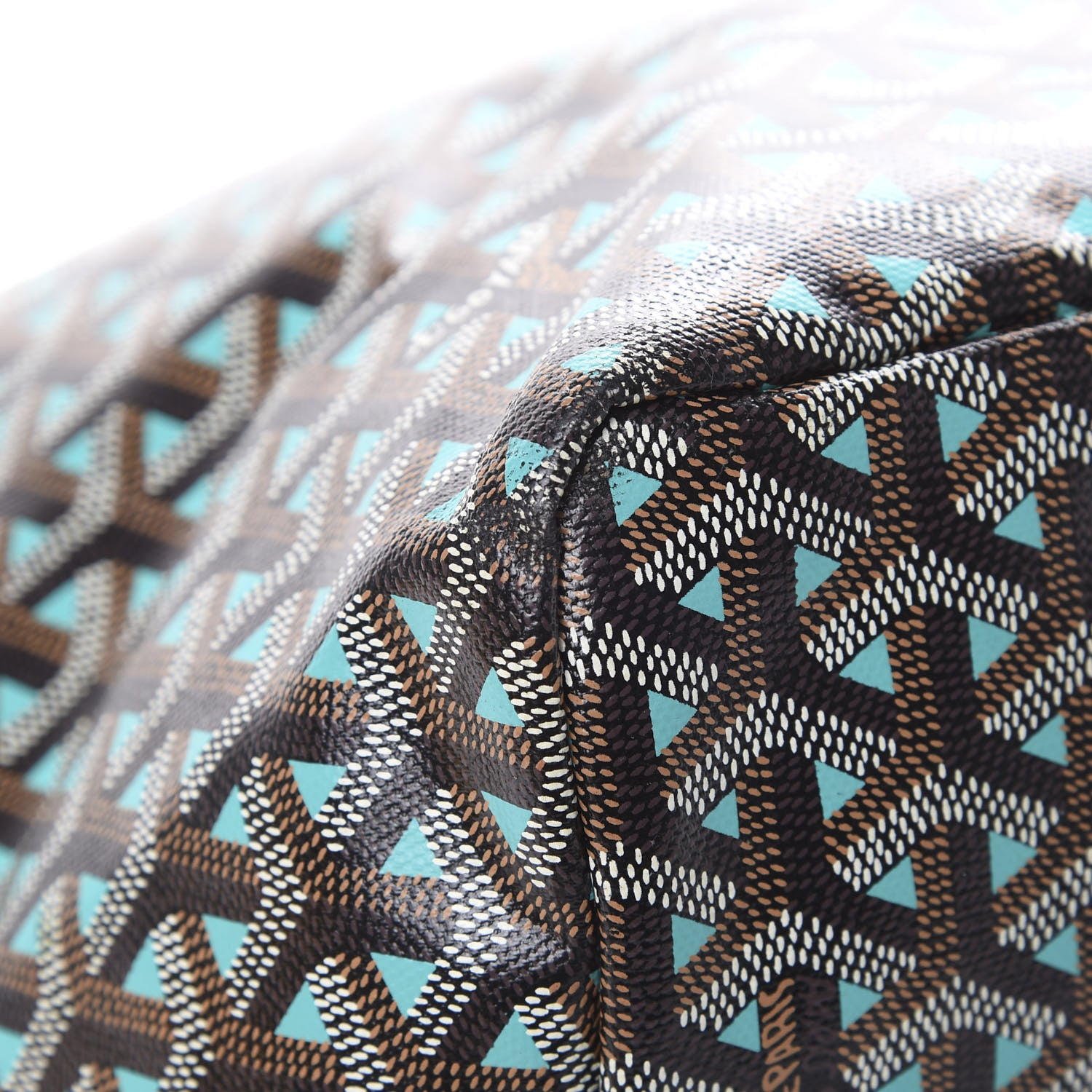 Goyard Goyardine Saint Louis Claire Voie GM Black Blue 11 of 12