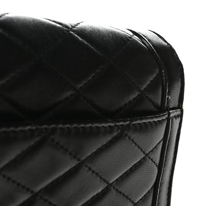 Saint Laurent Lambskin Quilted Monogram Medium Solferino Satchel Black 12 of 12