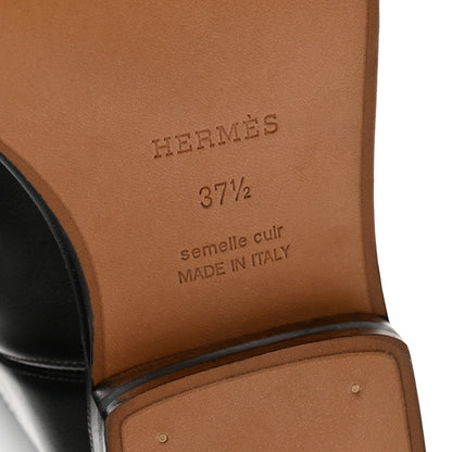 Hermes Box Kelly Jumping Boots 37.5 Black 7 of 10