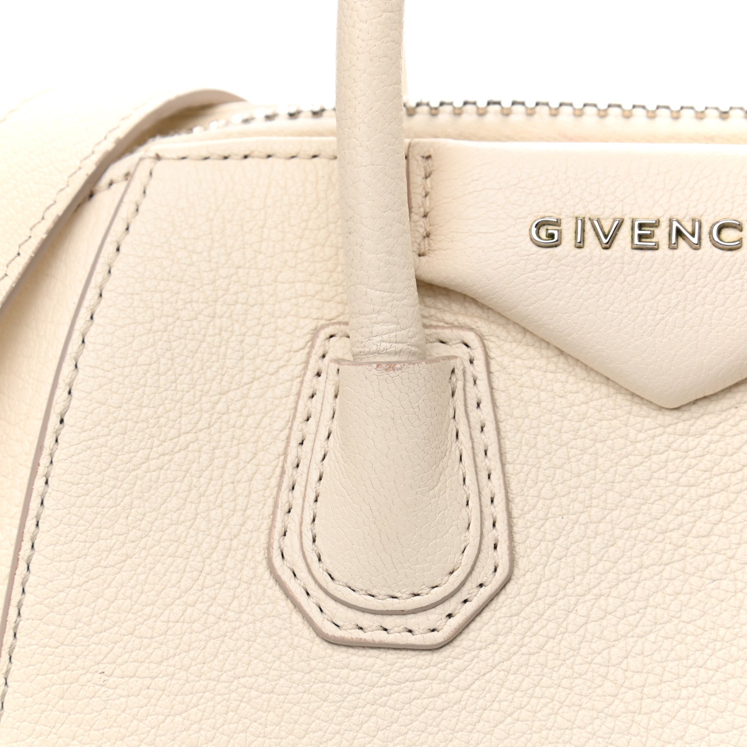 Givenchy Sugar Goatskin Mini Antigona Off White 11 of 17
