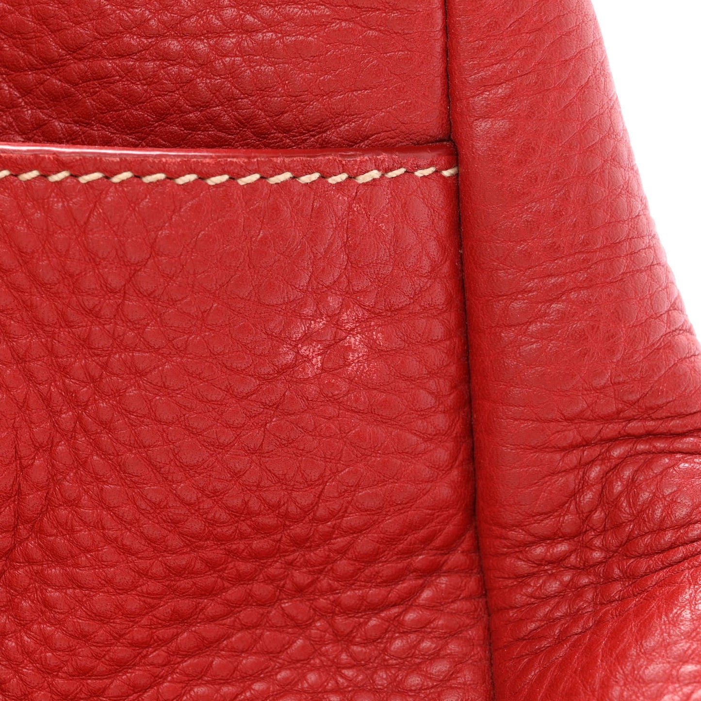 Vitello Daino Tote Rosso