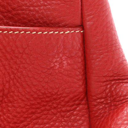 Prada Vitello Daino Tote Rosso 16 of 24