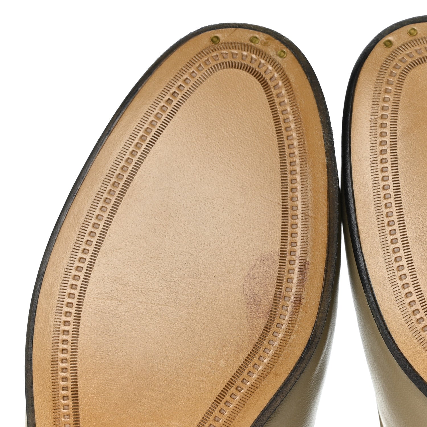 Gucci Lambskin Womens Brixton Horsebit Loafers 35.5 Mud 7 of 9