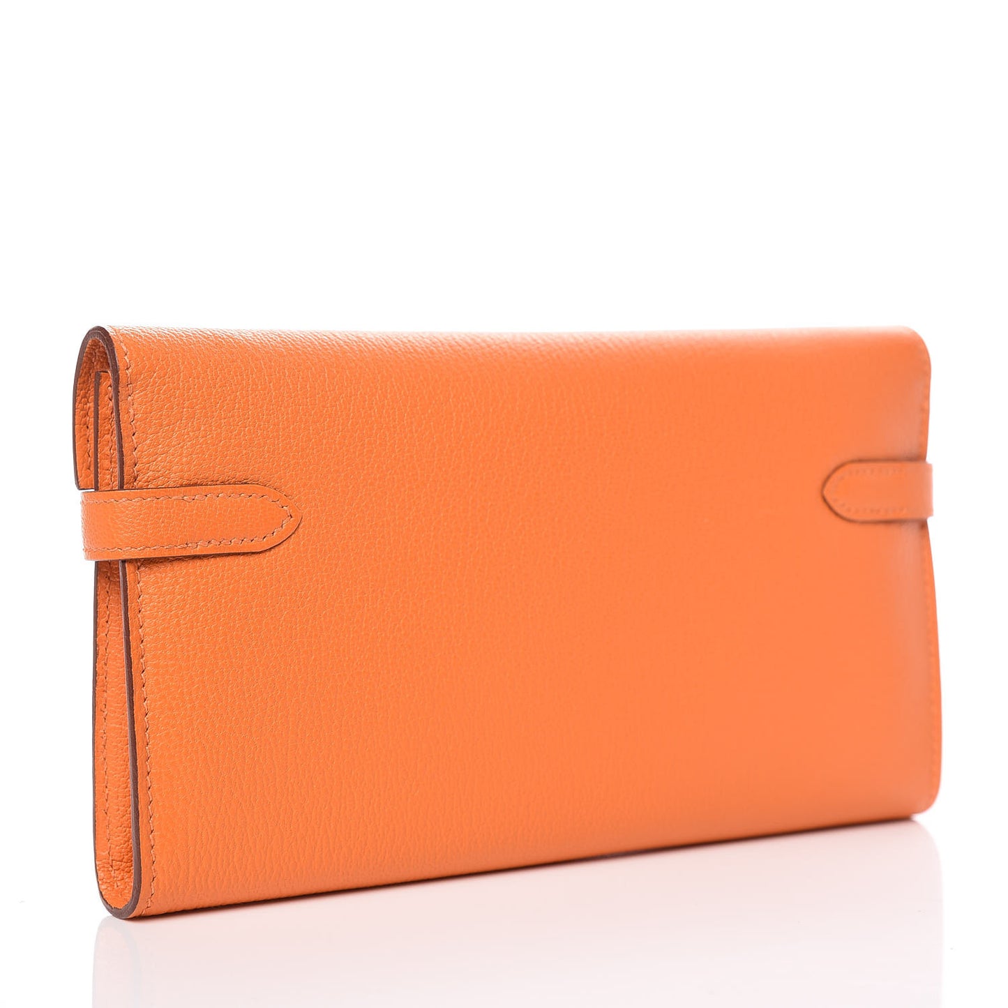 Chevre Mysore Kelly Longue Wallet Orange