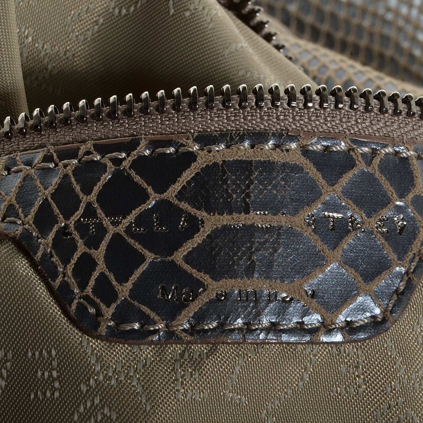 Faux Python Large Falabella Tote
