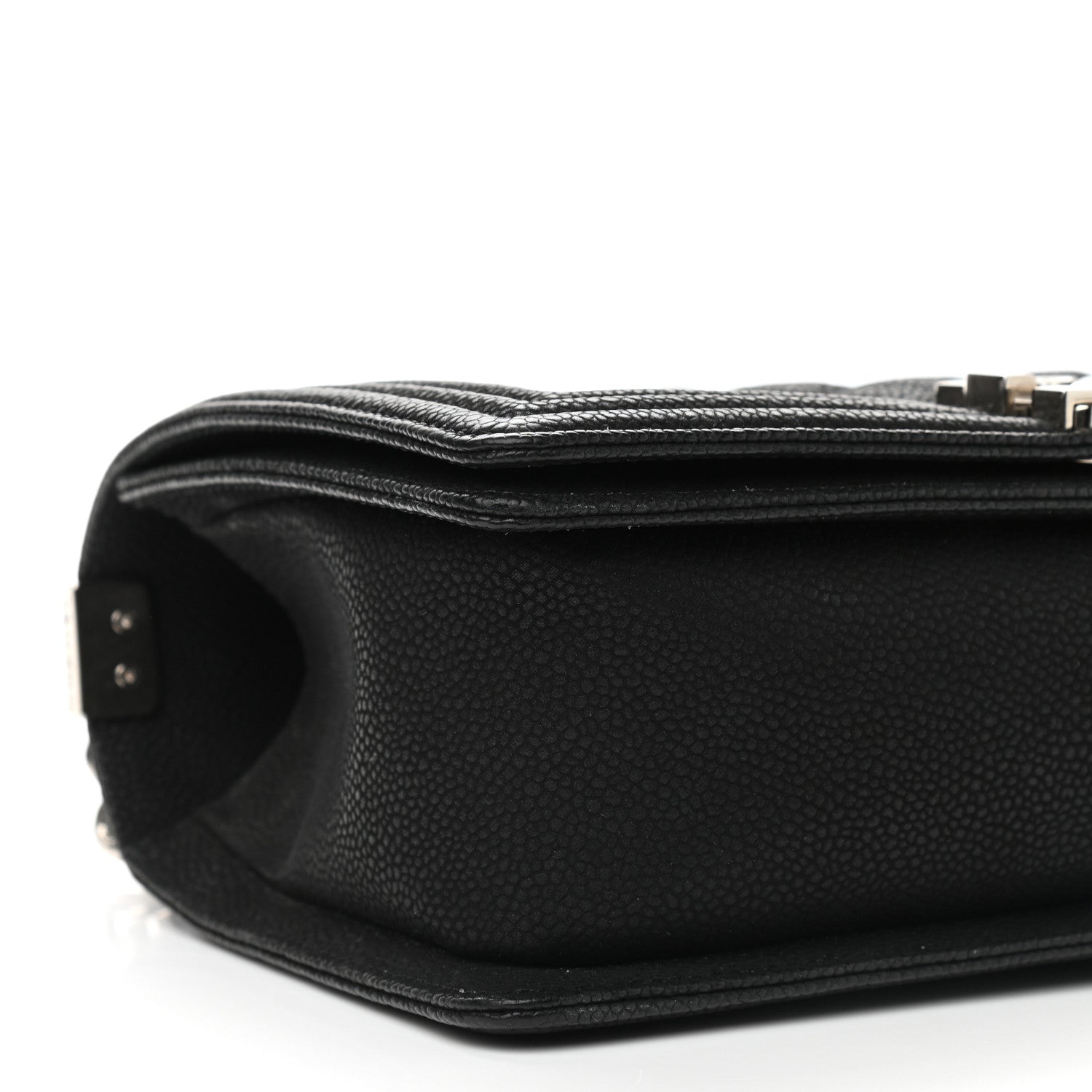 Chanel Iridescent Calfskin Quilted Medium Boy Flap Black 10 of 11