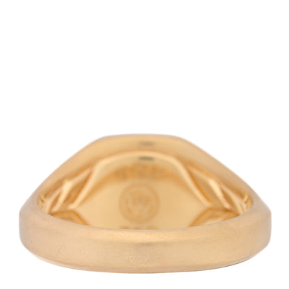 David Yurman 18K Yellow Gold Black Onyx 14mm Mens Streamline Signet Ring 65 11 3 of 4
