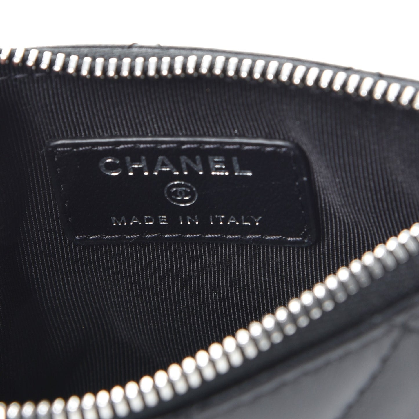 Lambskin Quilted Small Ground Control Cosmetic Case Black