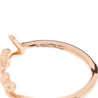 Tiffany 18K Rose Gold Paloma's Graffiti Love Ring 50 5.5 4 of 6