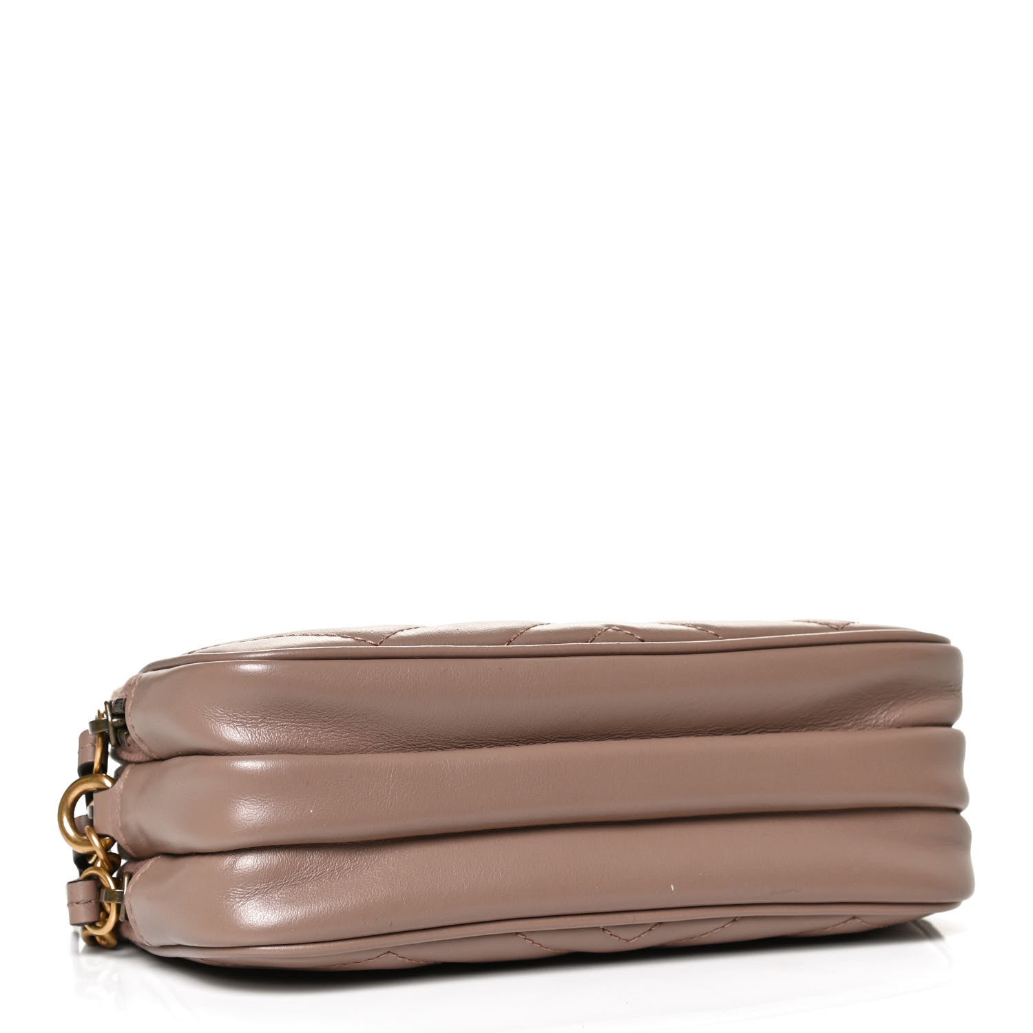 Gucci Calfskin Matelasse Mini GG Marmont Chain Crossbody Bag Porcelain Rose 4 of 9