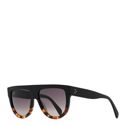 Celine Shadow Sunglasses CL 41026/S Black Havana 1 of 7