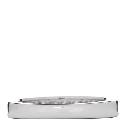 Tiffany Platinum .27ctw Diamond 3mm Half Circle Wedding Band Ring 46 3.75 3 of 5